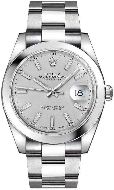 mens rolex silver|silver rolex watches for men.